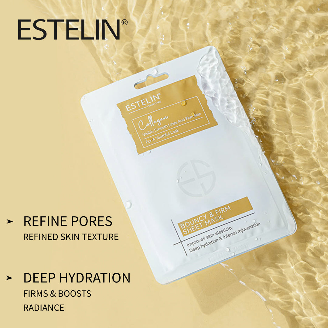 Bouncy & firm collagen sheet mask