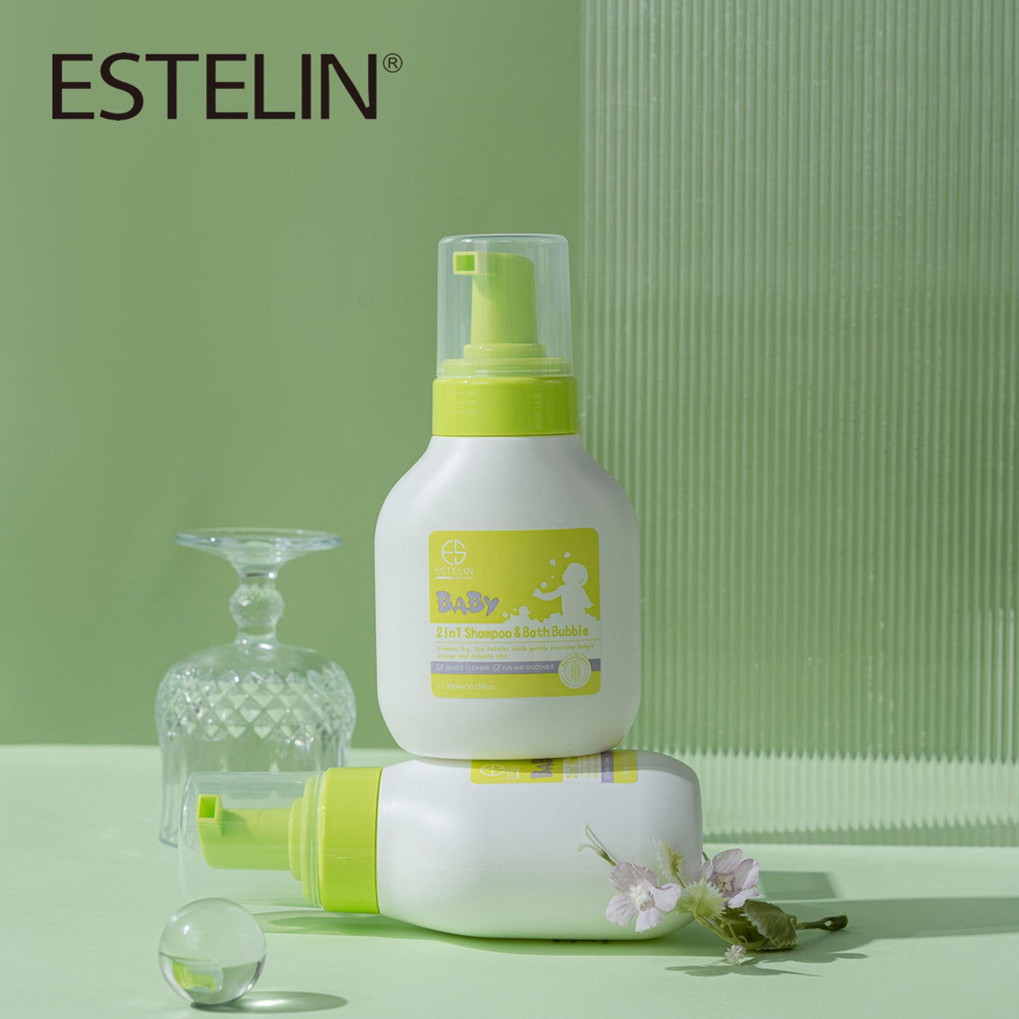 Baby 2 in 1 shampoo & bath bubble