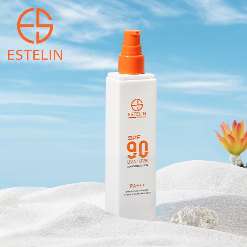 ESTELIN Moisturizing Brightening UV Protection Vitamin C SPF 90 Sunscreen Lotion 120g