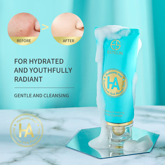 Hyaluronic acid hydrating & vitalizing facial cleanser