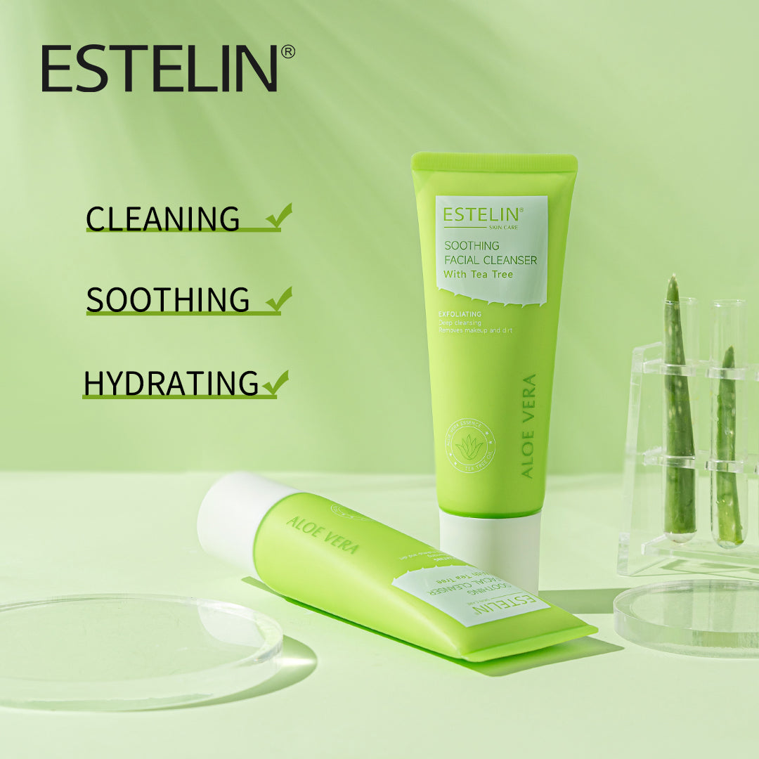 Estelin Aloe Vera Soothing Facial Cleanser With Tea Tree