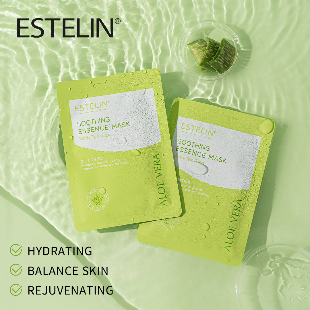 Estelin Aloe Vera Soothing Moisturizing Cream With Tea Tree