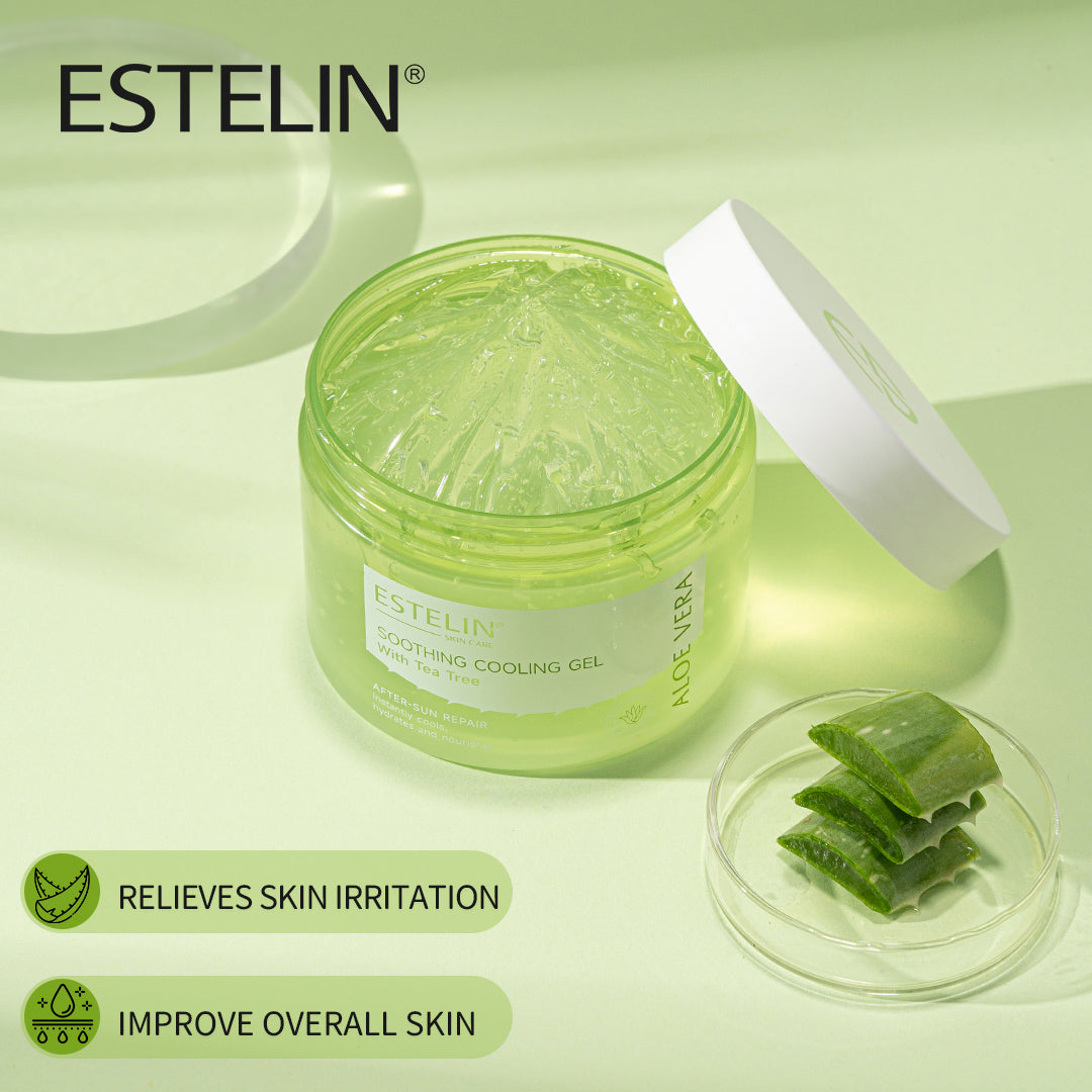 Estelin Aloe Vera Soothing Cooling Gel With Tea Tree