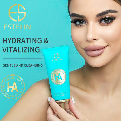 Hyaluronic acid hydrating & vitalizing facial cleanser