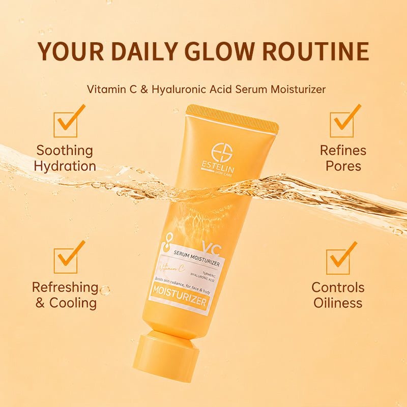 Estelin Vitamin C & Hyaluronic Acid Serum Moisturizer