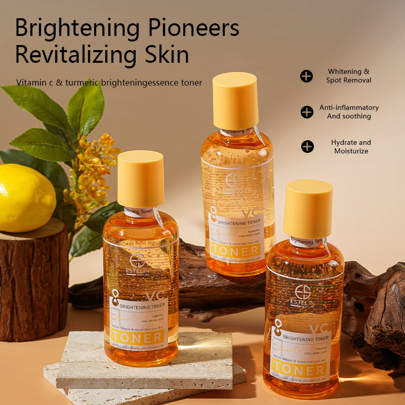 Vitamin c & turmeric brightening essence toner