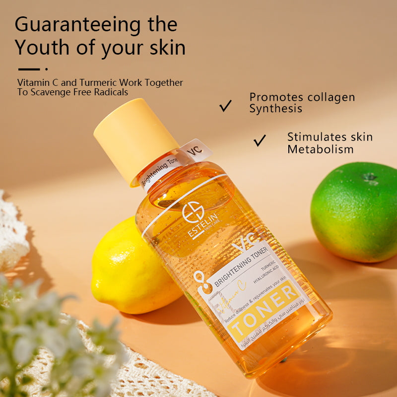 Vitamin c & turmeric brightening essence toner