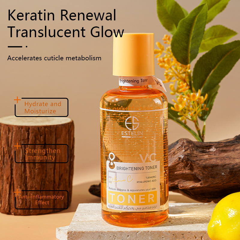 Vitamin c & turmeric brightening essence toner