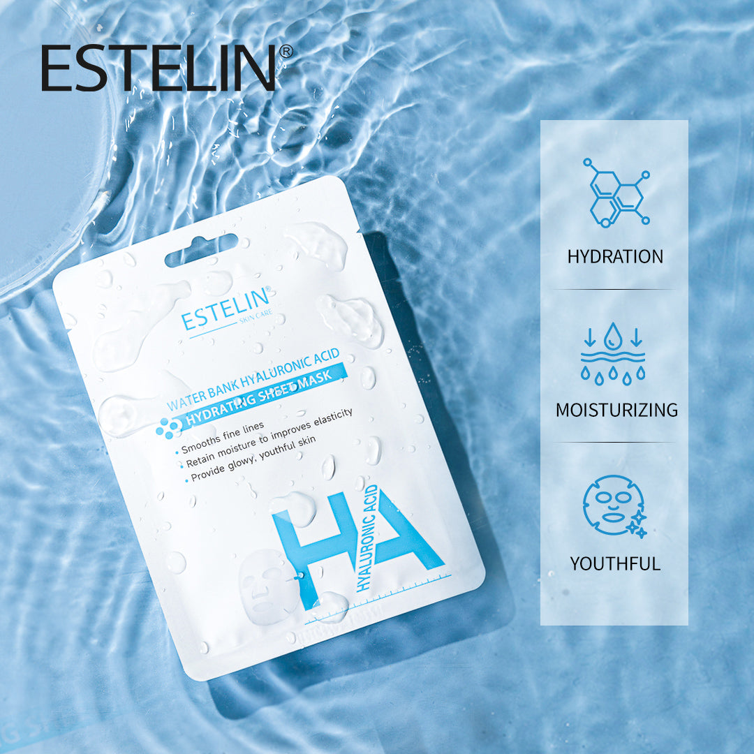 Water bank hyaluronic acid hydrating sheet mask