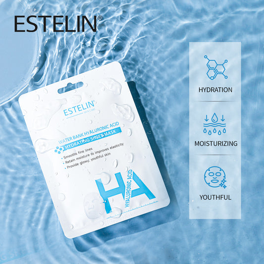 Water bank hyaluronic acid hydrating sheet mask