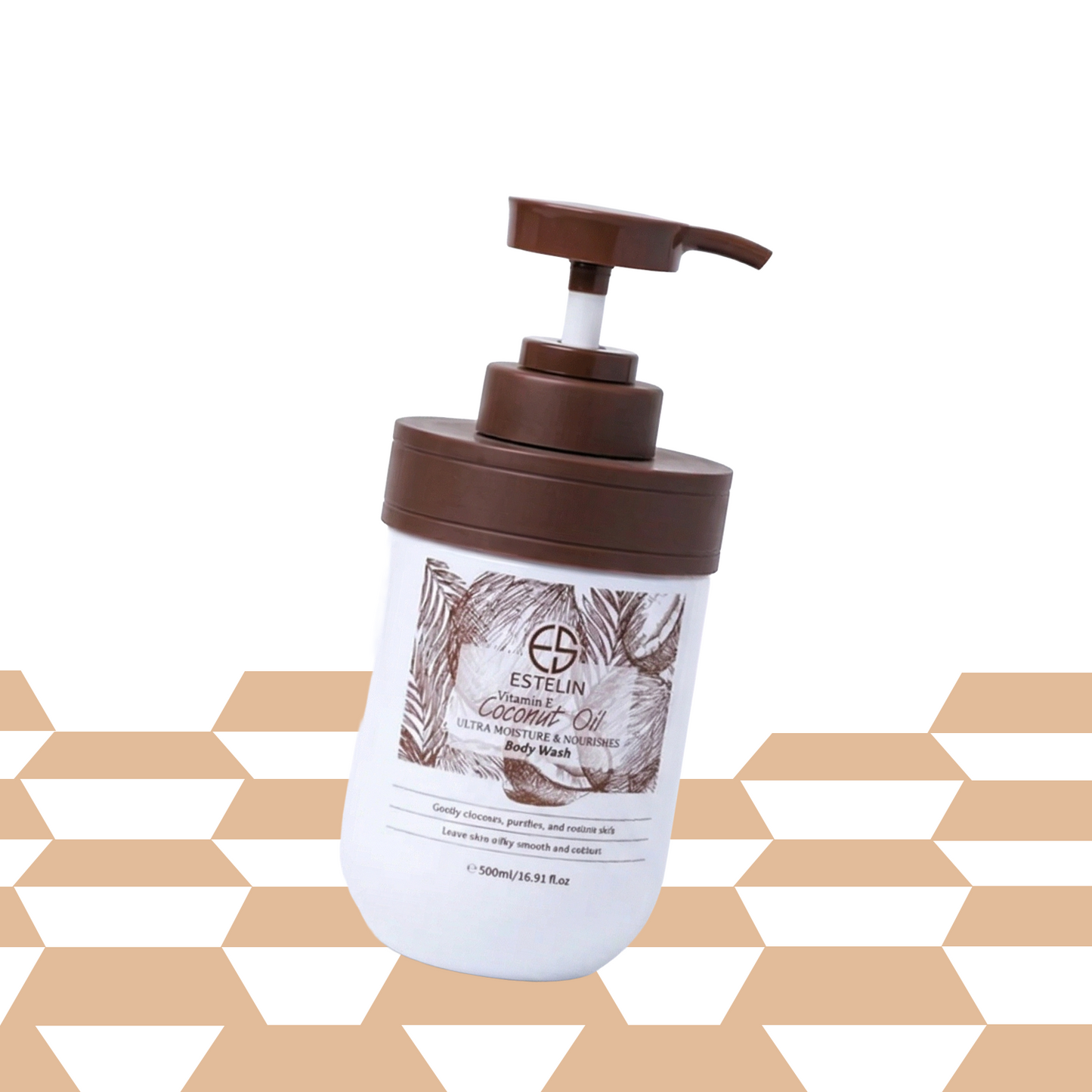 Coconut Oil & Vitamin E  ultra moisture & nourishes body wash