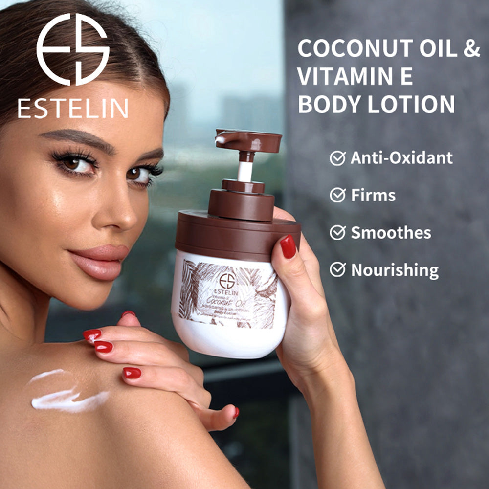 Coconut oil & Vitamin E   nourishing & smoothing body lotion