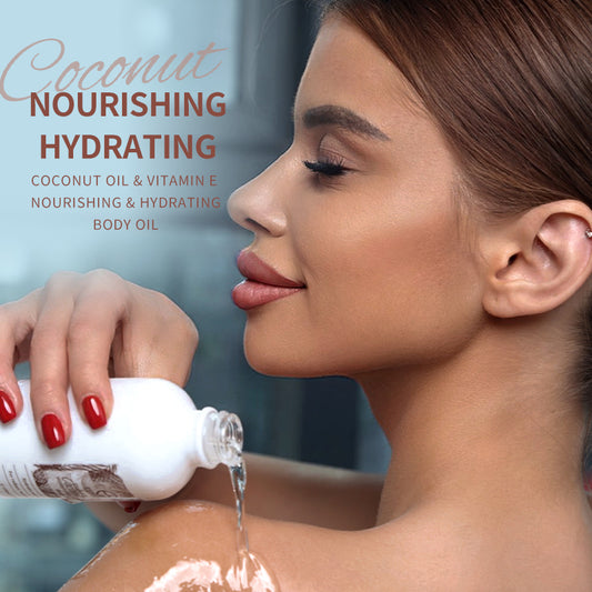 Coconut oil & Vitamin E  nourishing & hydrating body oil