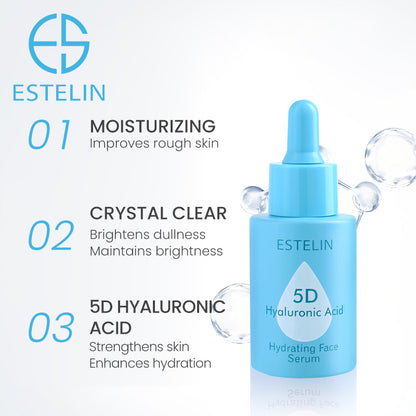 5D Hyaluronic acid  hydrating face serum  5D