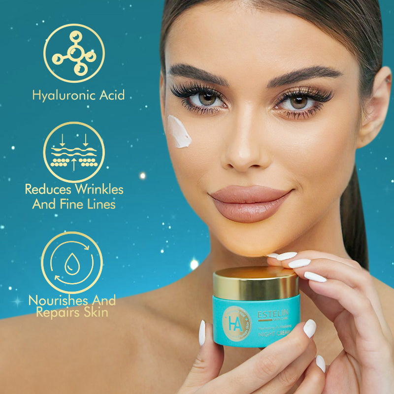 Hyaluronic acid hydrating & vitalizing night cream