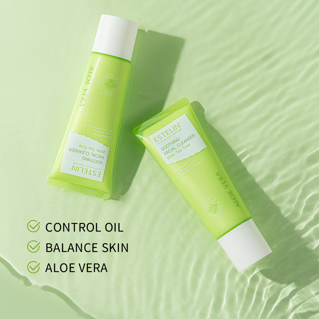 Estelin Aloe Vera Soothing Facial Cleanser With Tea Tree
