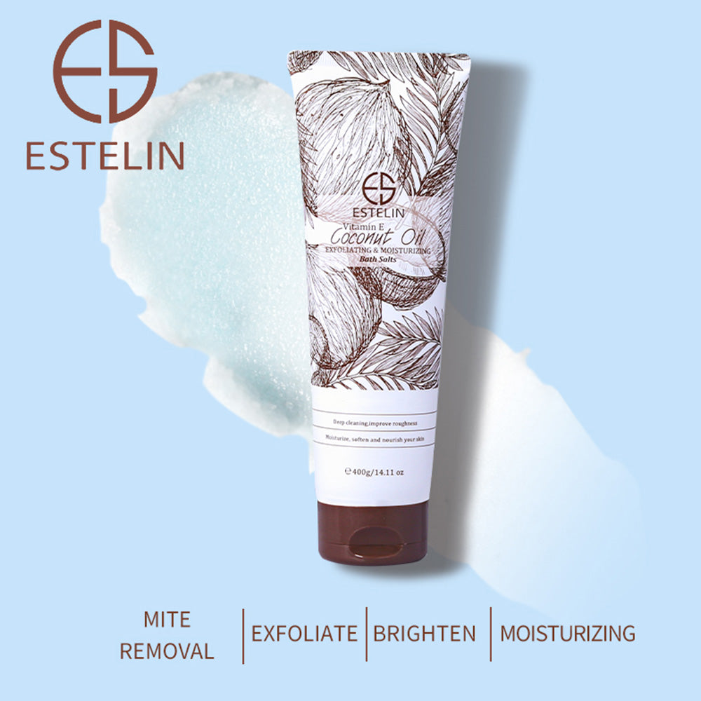 Coconut oil &Vitamin E  Exfoliating & Moisturizing bath salts