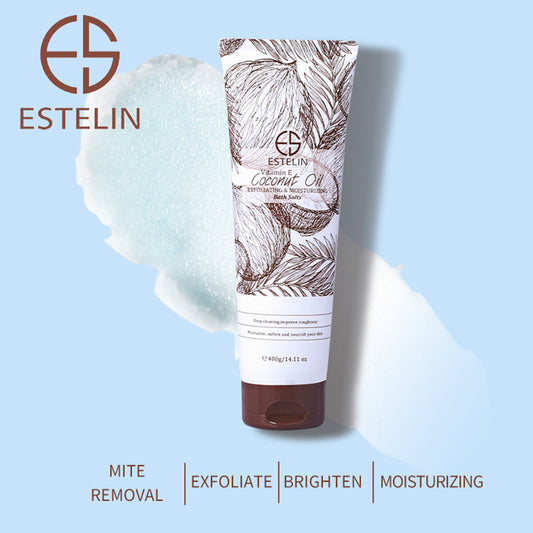 Coconut oil &Vitamin E  Exfoliating & Moisturizing bath salts