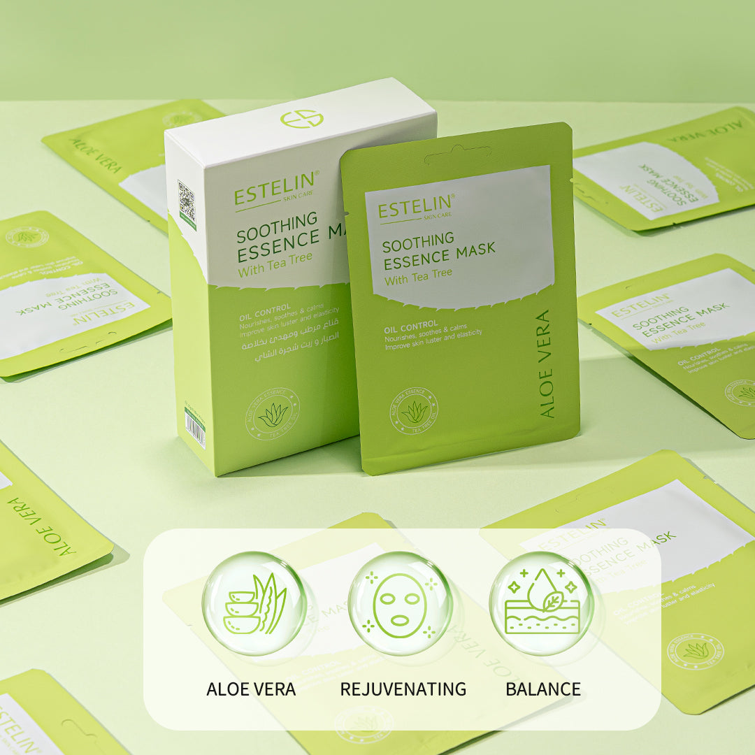 Estelin Aloe Vera Soothing Moisturizing Cream With Tea Tree