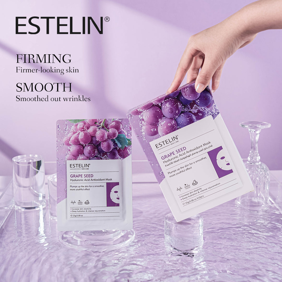 Grape Seed & Hyaluronic Acid Antioxidant Mask