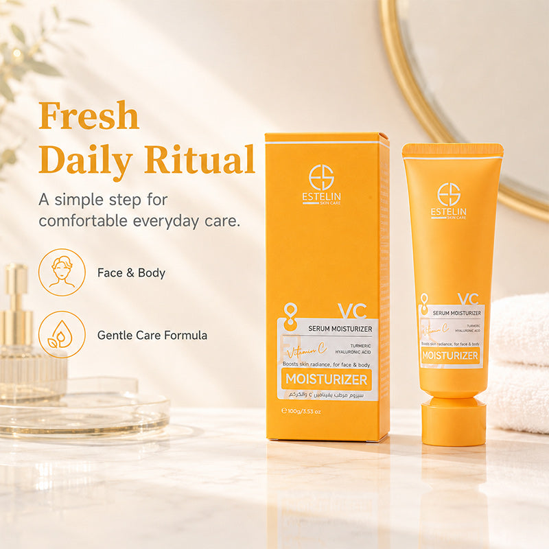 Estelin Vitamin C & Hyaluronic Acid Serum Moisturizer