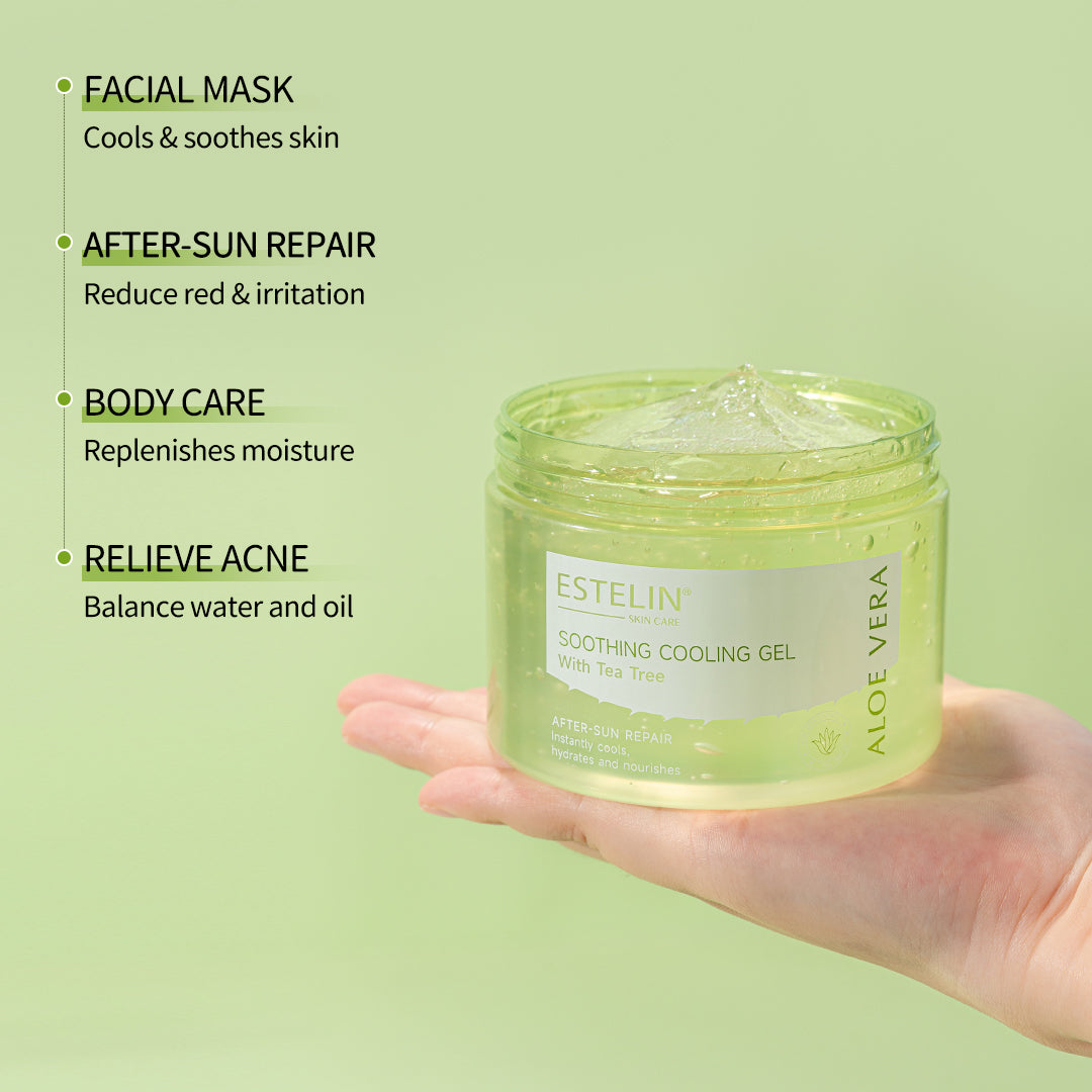 Estelin Aloe Vera Soothing Cooling Gel With Tea Tree
