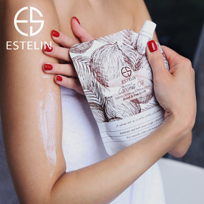 Coconut oil & Vitamin E  exfoliating & rejuvenating hand & foot scrub