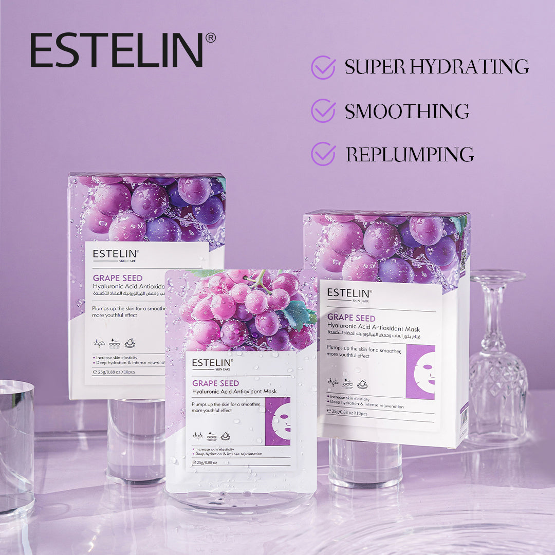 Grape Seed & Hyaluronic Acid Antioxidant Mask