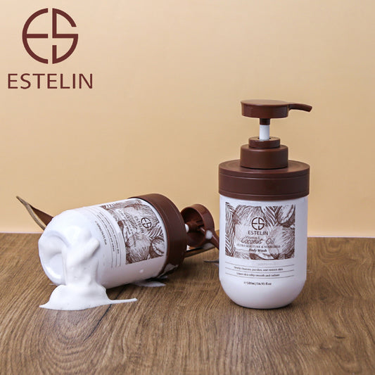 Coconut Oil & Vitamin E  ultra moisture & nourishes body wash