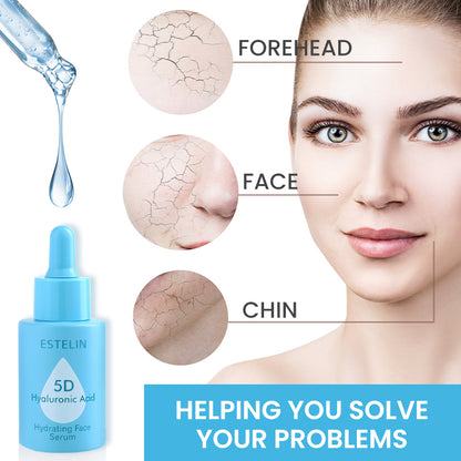 5D Hyaluronic acid  hydrating face serum  5D