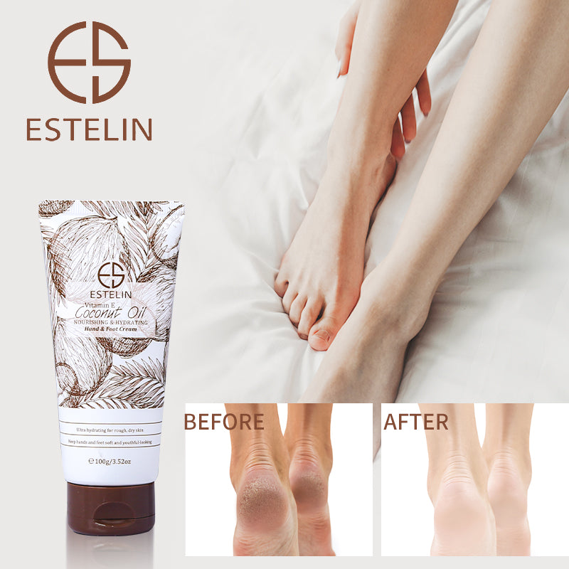 Coconut oil & Vitamin E  nourishing & hydrating hand & foot cream