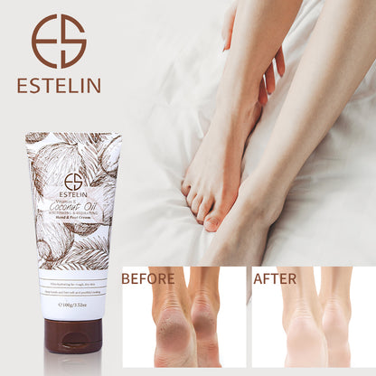 Coconut oil & Vitamin E  nourishing & hydrating hand & foot cream