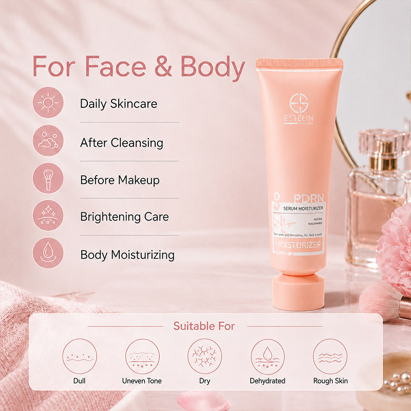 Estelin PDRN Peptide Serum Moisturizer