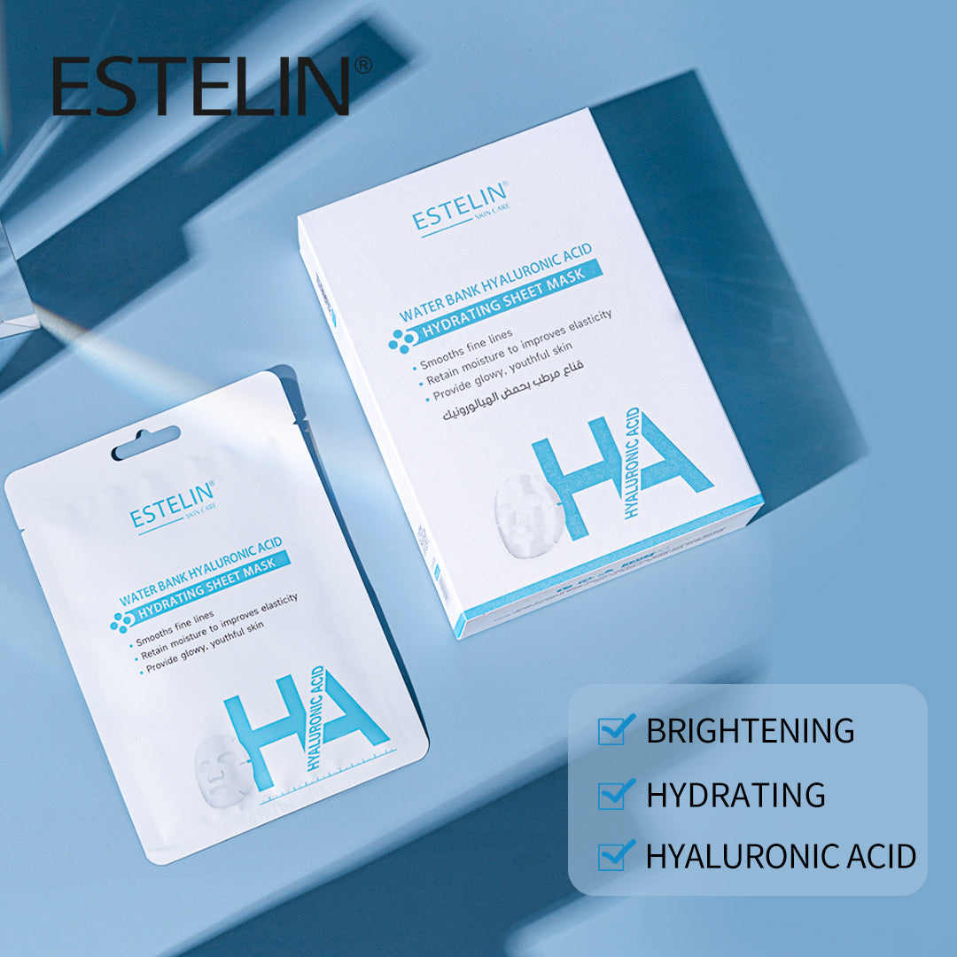 Water bank hyaluronic acid hydrating sheet mask