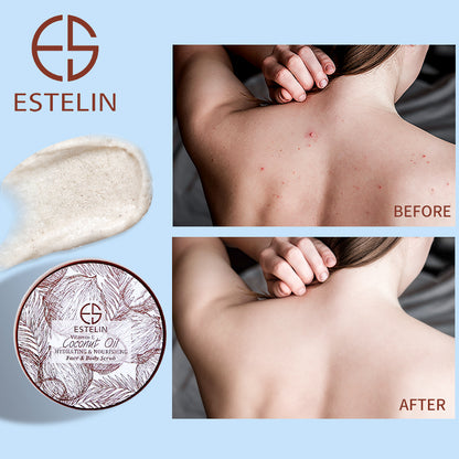 Coconut oil & Vitamin E  hydrating & nourishing face & body scrub