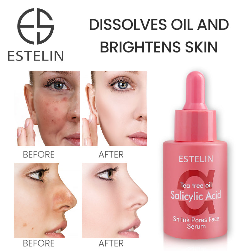 Salicylic acid＆Tea tree oil  shrink pores face serum