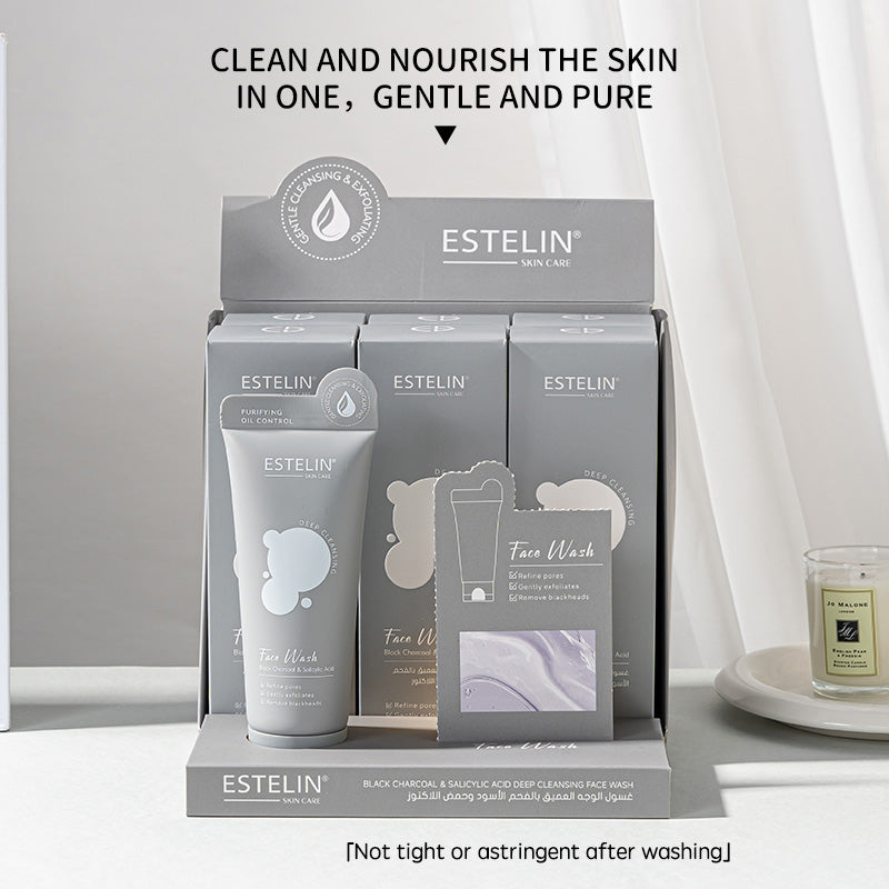Black Charcoal & Salicylic Acid Deep Cleansing Face Wash