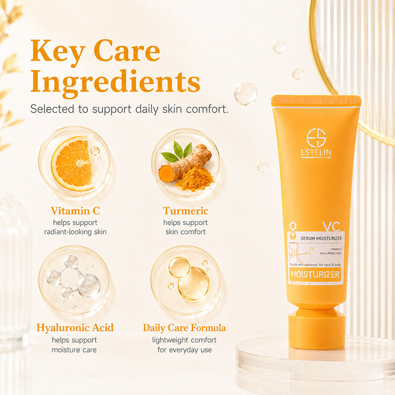 Estelin Vitamin C & Hyaluronic Acid Serum Moisturizer