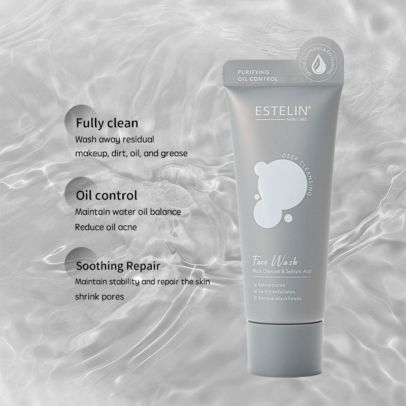 Black Charcoal & Salicylic Acid Deep Cleansing Face Wash
