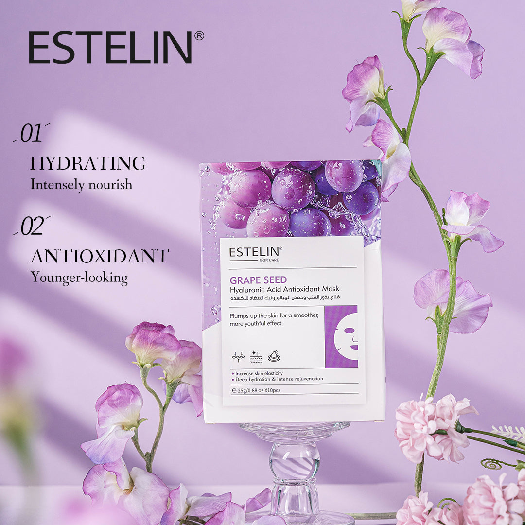 Grape Seed & Hyaluronic Acid Antioxidant Mask