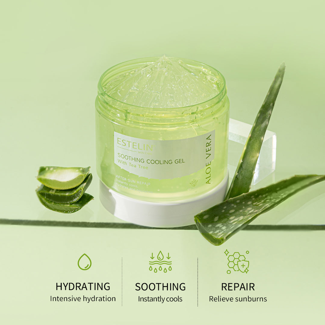 Estelin Aloe Vera Soothing Cooling Gel With Tea Tree