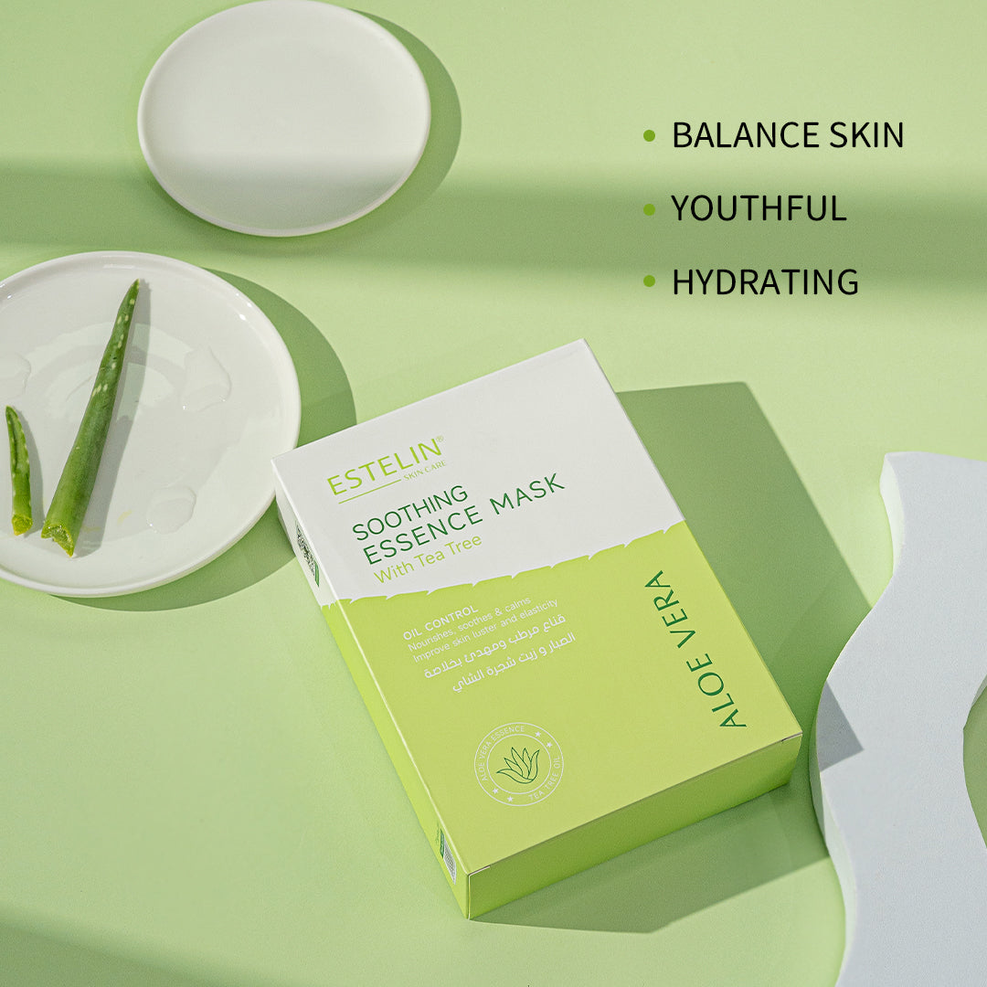 Estelin Aloe Vera Soothing Moisturizing Cream With Tea Tree