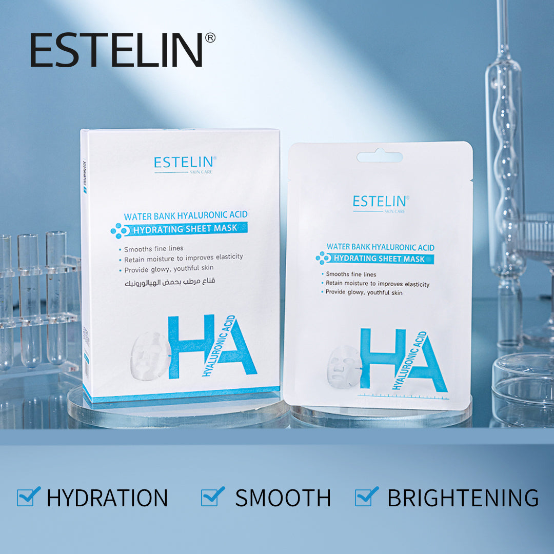 Water bank hyaluronic acid hydrating sheet mask