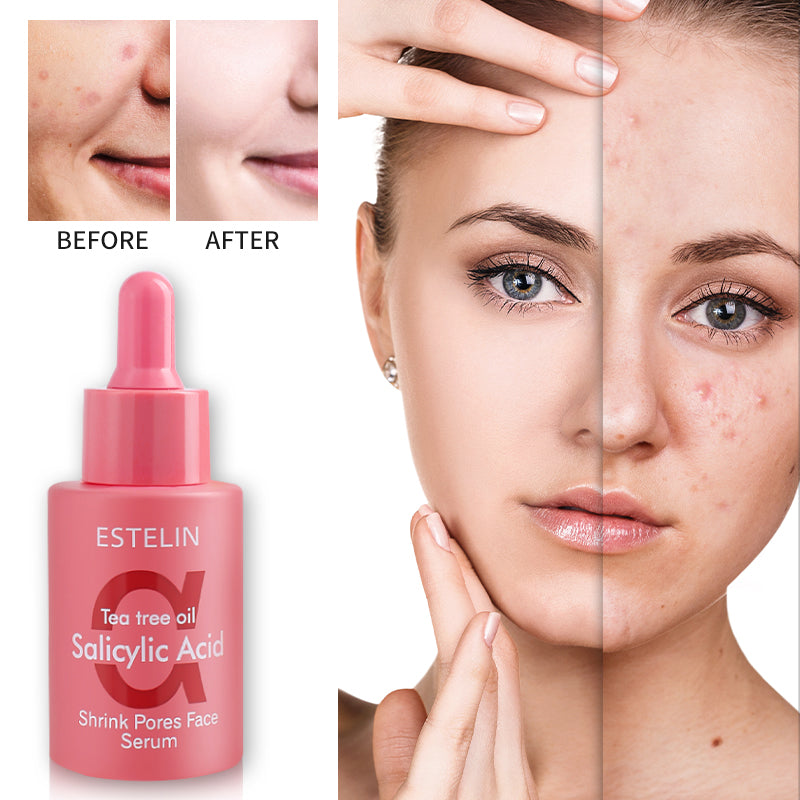 Salicylic acid＆Tea tree oil  shrink pores face serum