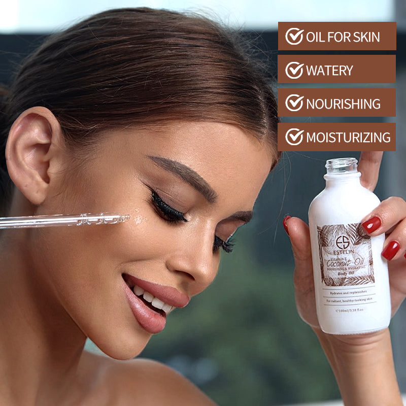 Coconut oil & Vitamin E  nourishing & hydrating body oil