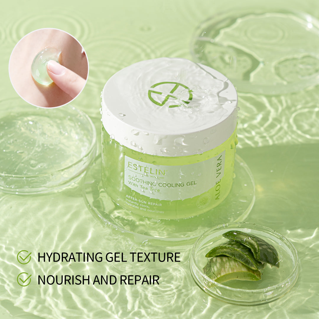 Estelin Aloe Vera Soothing Cooling Gel With Tea Tree