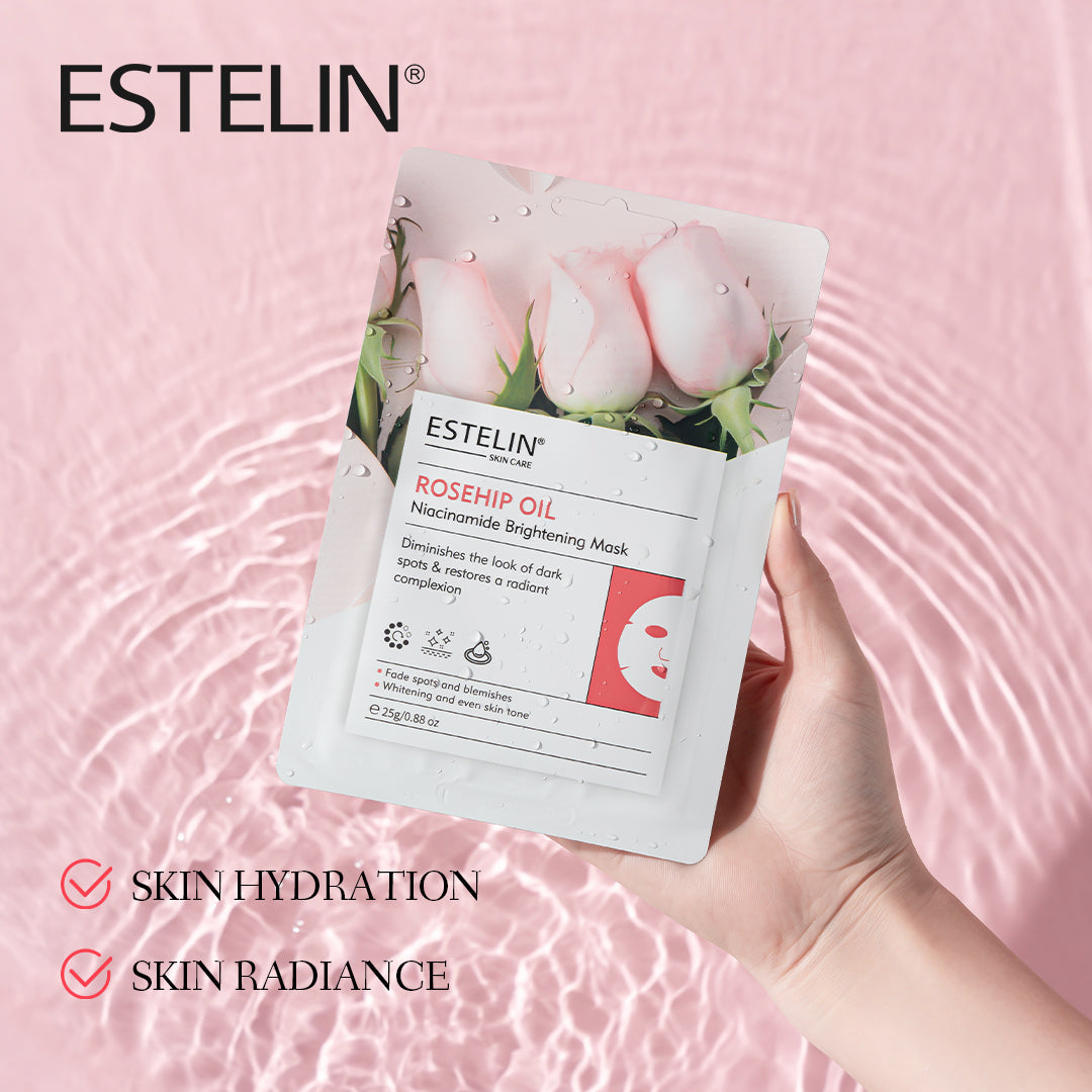 Rosehip Oil & Niacinamide Brightening Mask