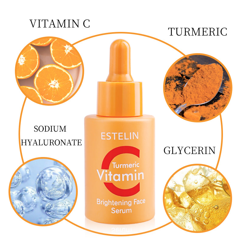 Vitamin C＆Turmeric  brightening face serum