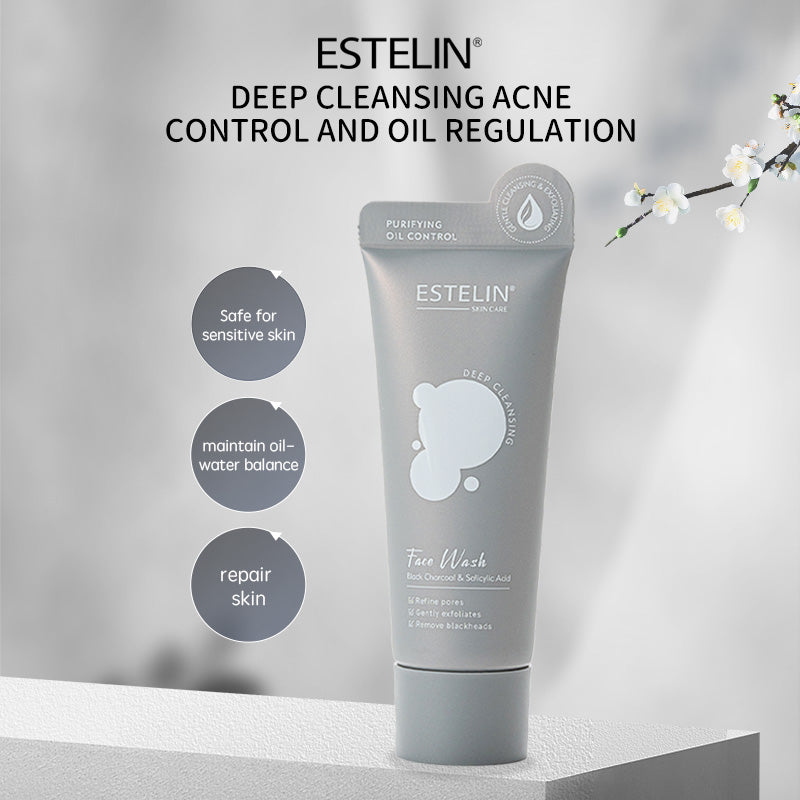 Black Charcoal & Salicylic Acid Deep Cleansing Face Wash