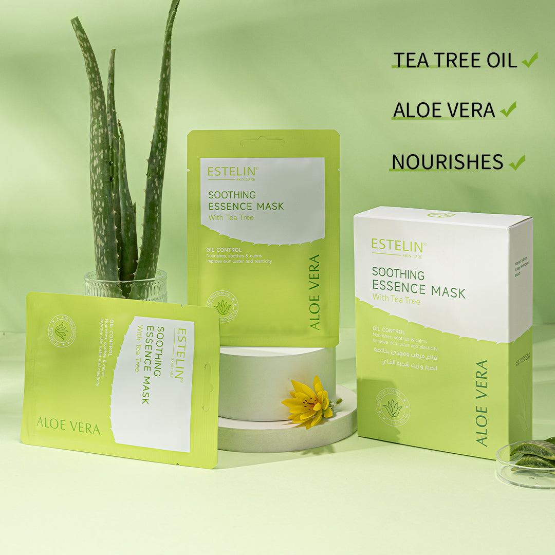 Estelin Aloe Vera Soothing Moisturizing Cream With Tea Tree